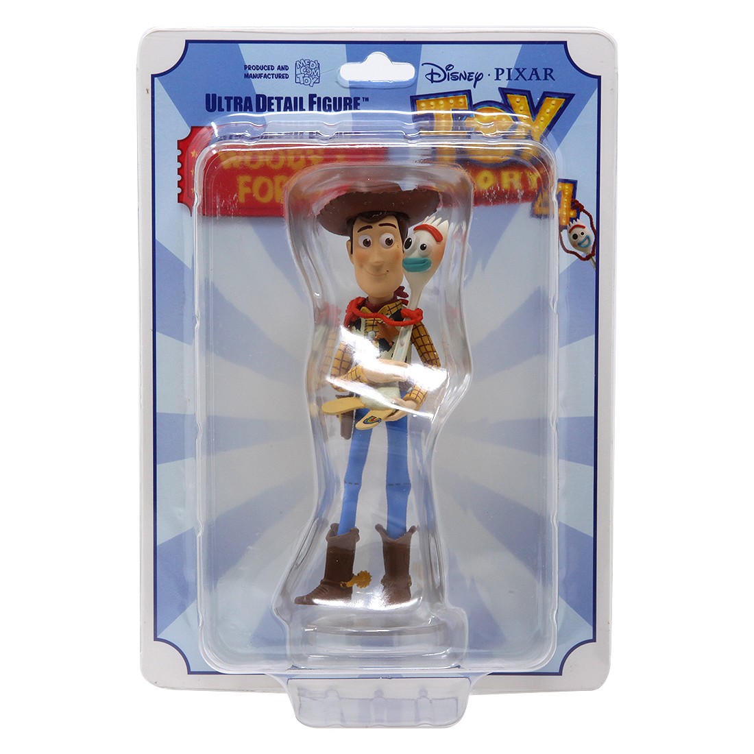 Medicom UDF Toy Story 4 Woody And Forky Ultra Detail Figure (brown)