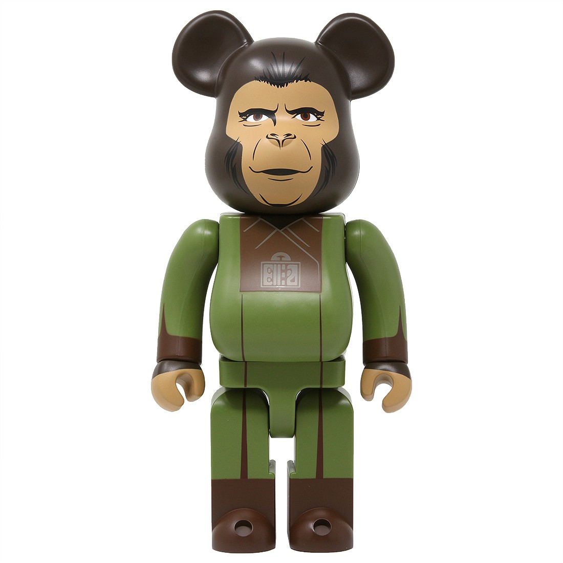 Medicom Planet Of The Apes Zira 400% Bearbrick Figure (green)