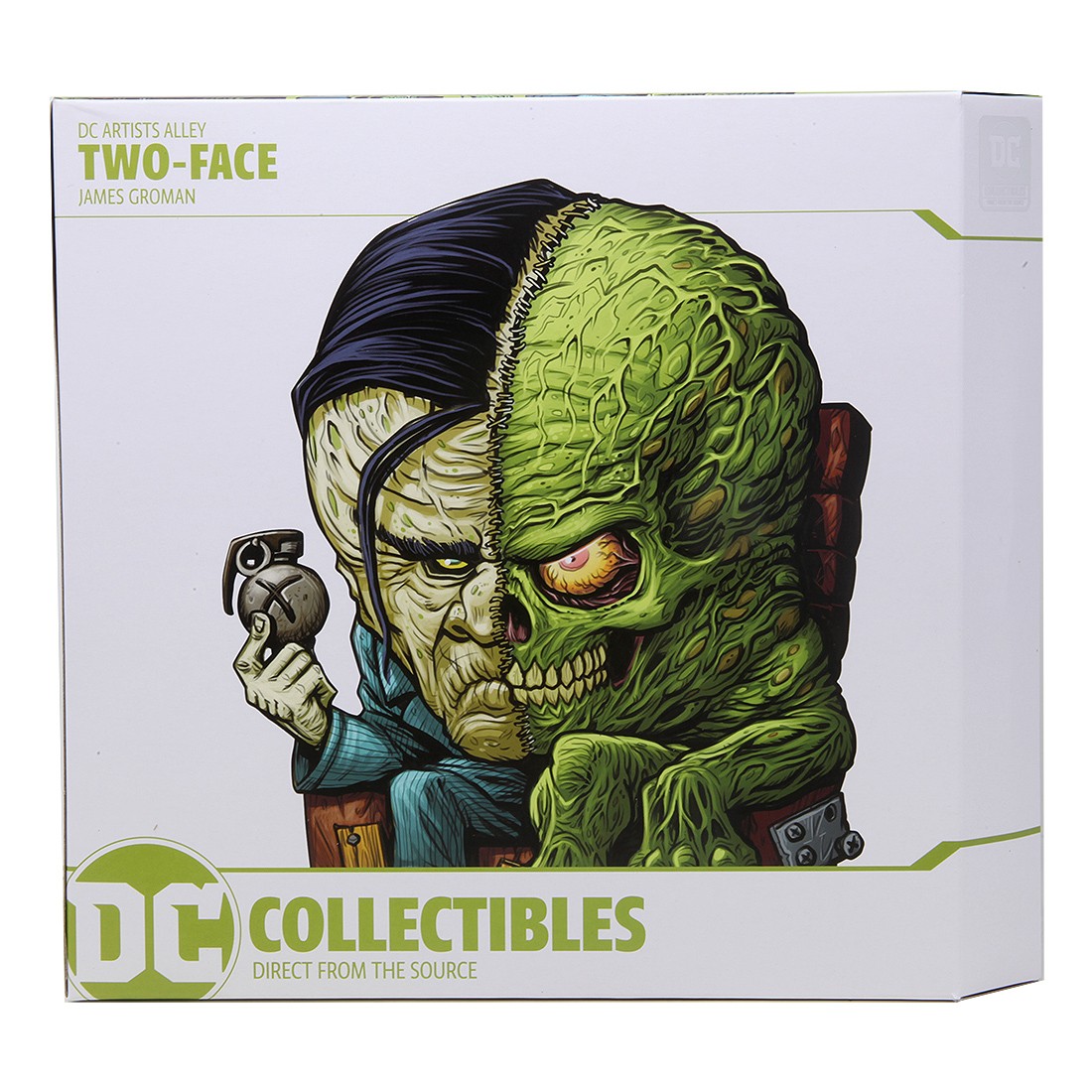 DC Comics DC Artists Alley James Groman Two Face Figure (green)