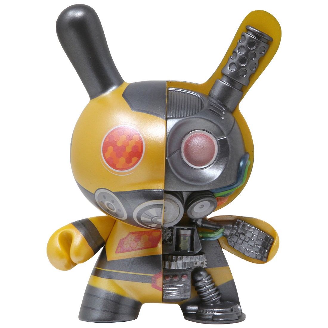 Kidrobot Dolly Oblong Dairobo B 5 Inch Dunny Figure (yellow)