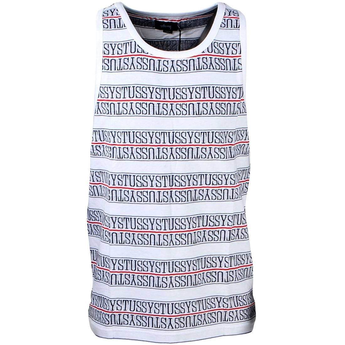 Stussy Men Stussy Stripe Tank Top (white)