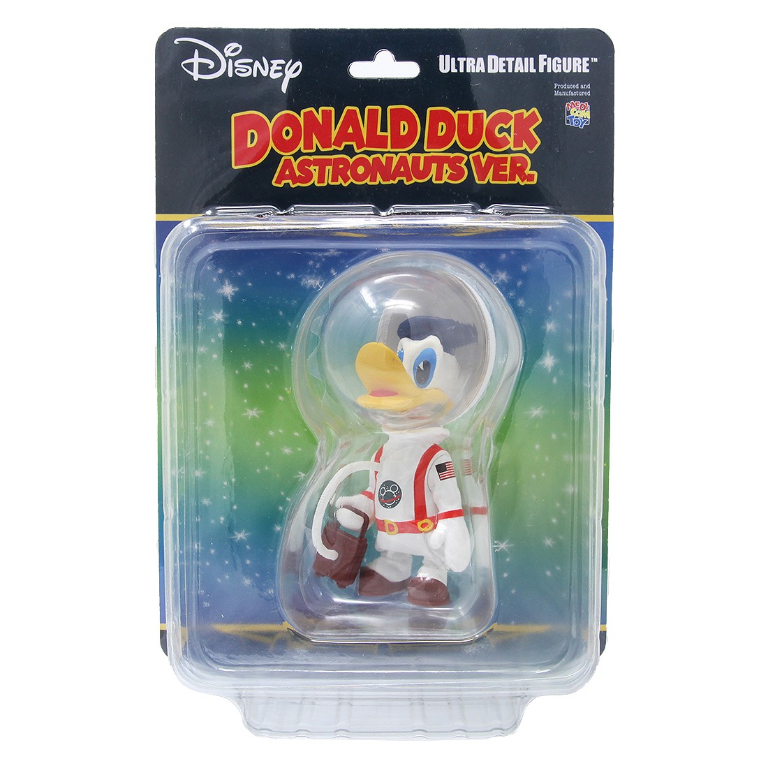 Medicom UDF Disney Series 8 Astronaut Donald Duck Vintage Toy Ver Ultra Detail Figure (white)