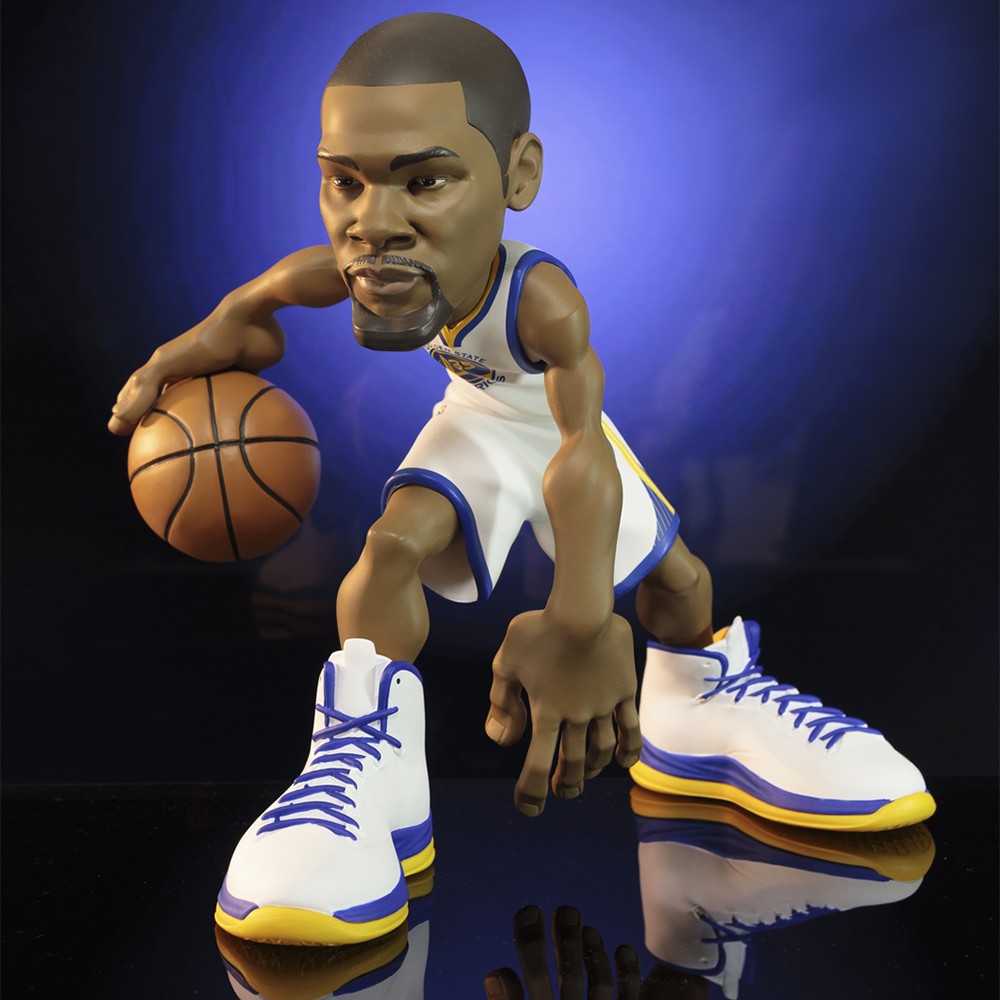 IconAI Small Stars NBA 2016-2017 Kevin Durant 11 Inch Figure - Home White Jersey (white)