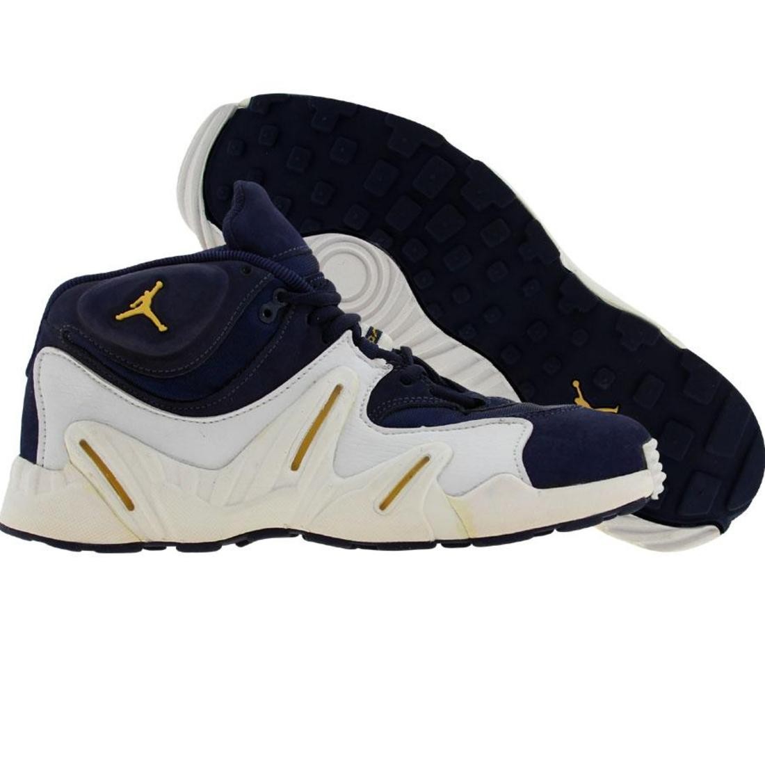 Nike Big Kids Jumpman 3 Percent (white / navy)