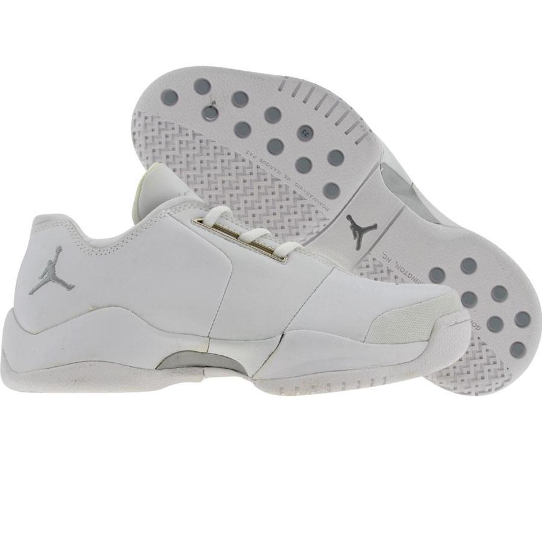 Nike Big Kids Jumpman ServeM Low (white / silver)