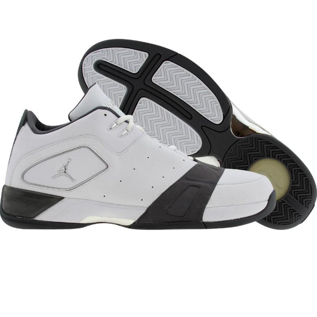 Nike Jordan Men Team Handlez (white / metallic silver / lt graphite)