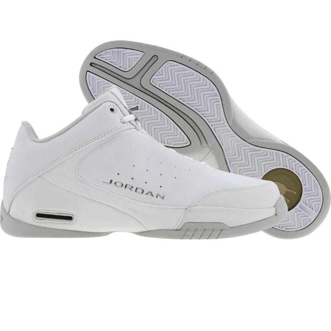Nike  Jordan Big Kids Team Strong Low (white / silver)