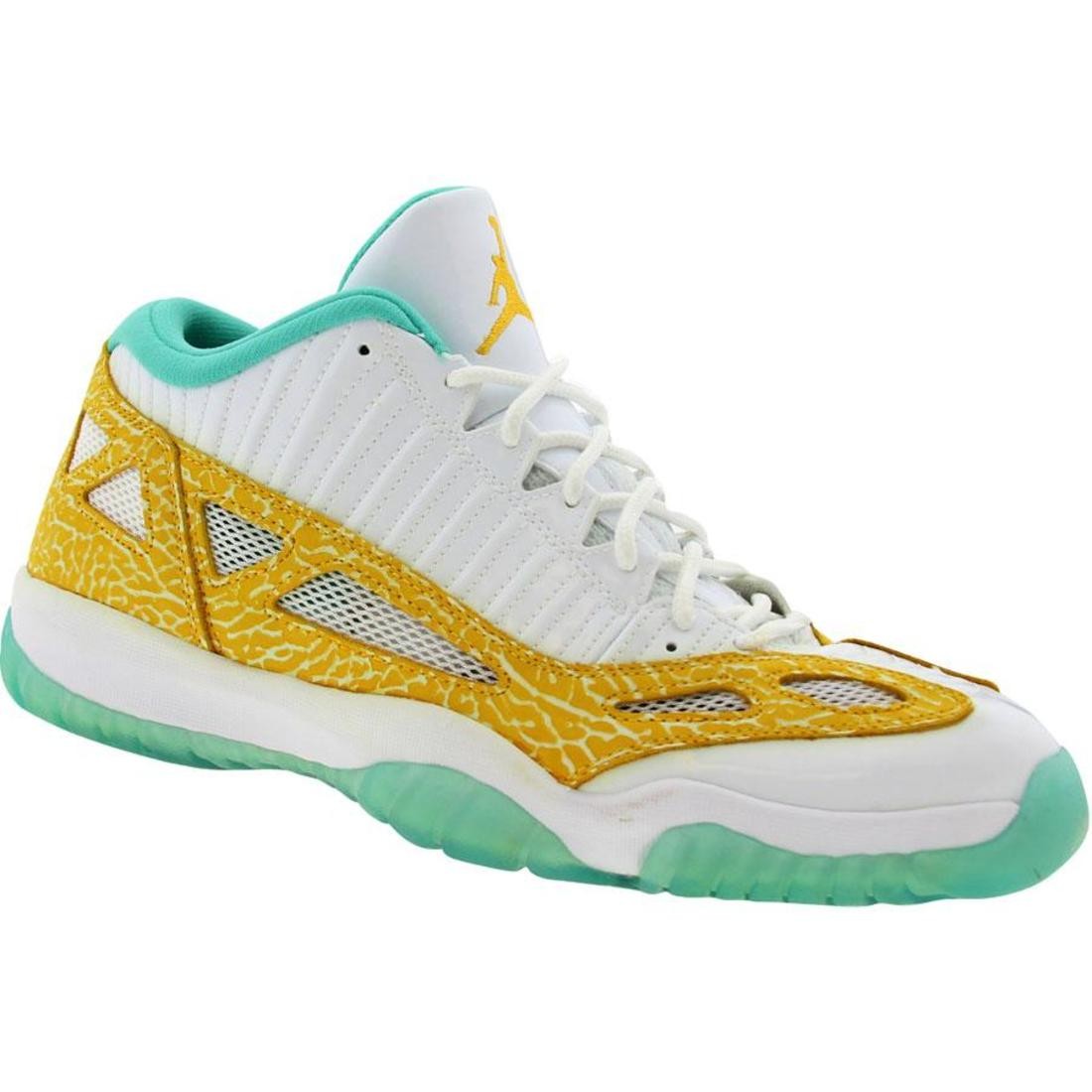 Nike Air Jordan Men Retro XI 11 Low LS (white / varsity maize / azure)
