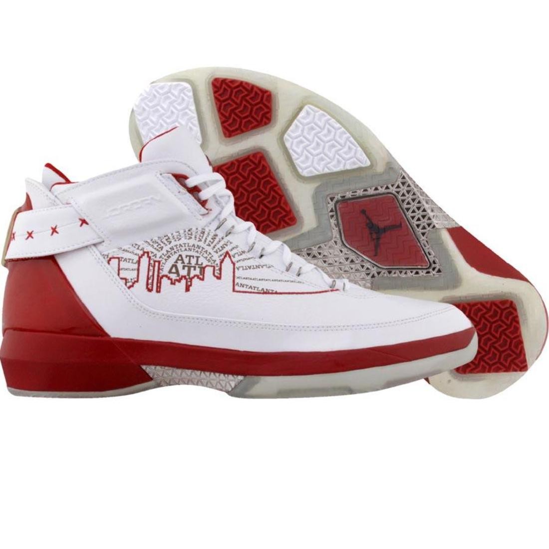 Nike Air Jordan Men 22 XX2 PE Atlanta Hawks Edition (white / metallic silver / varsity red)