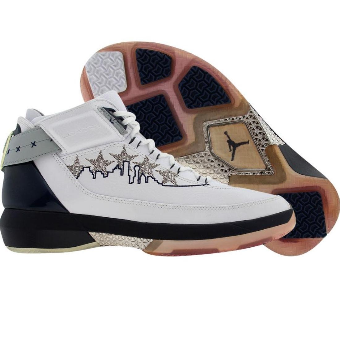 Nike Air Jordan Men XX2 PE Dallas Mavericks City Edition (white / midnight navy / silver)
