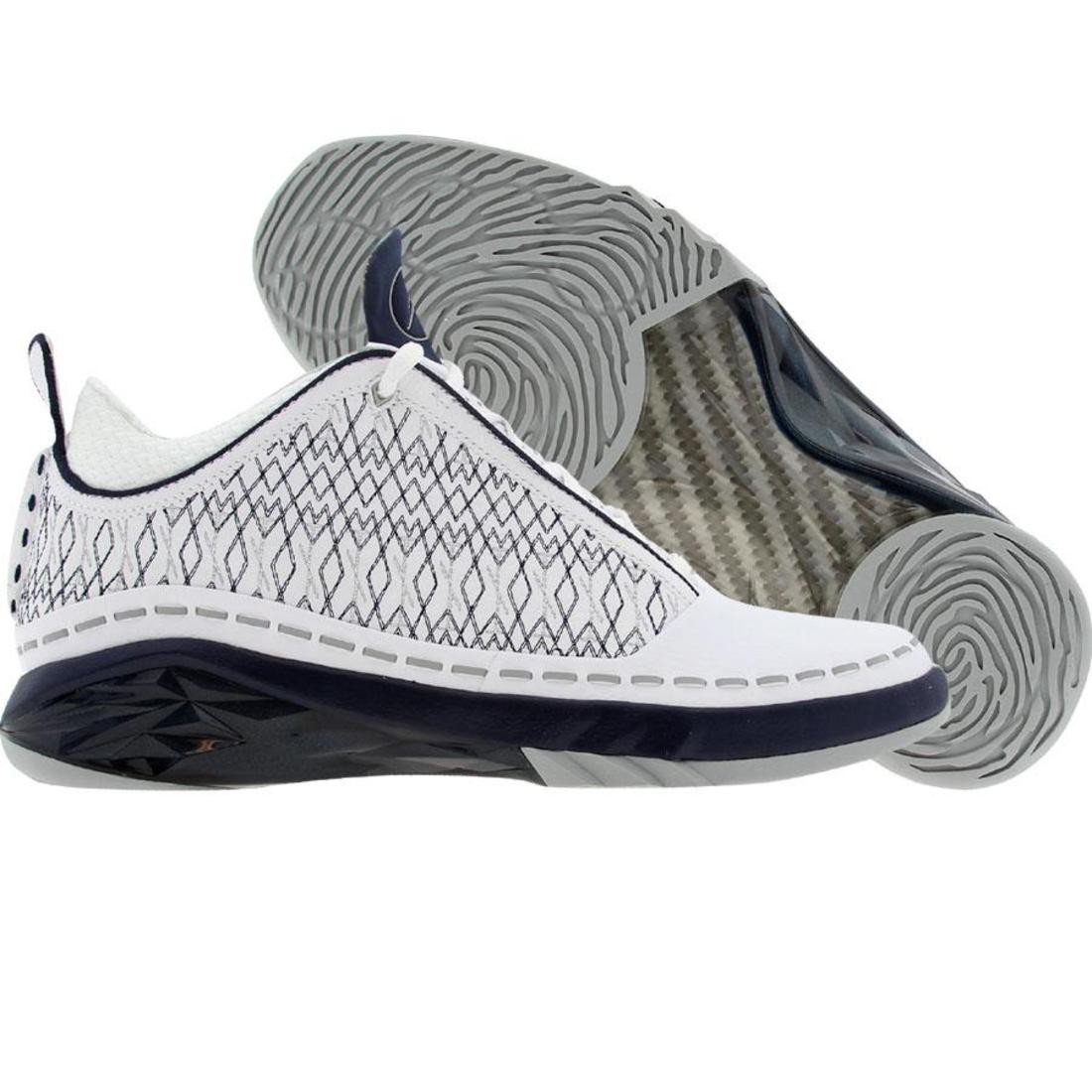 Nike  Air Jordan Big Kids XX3 23 Low (white / midnight navy / metallic silver)