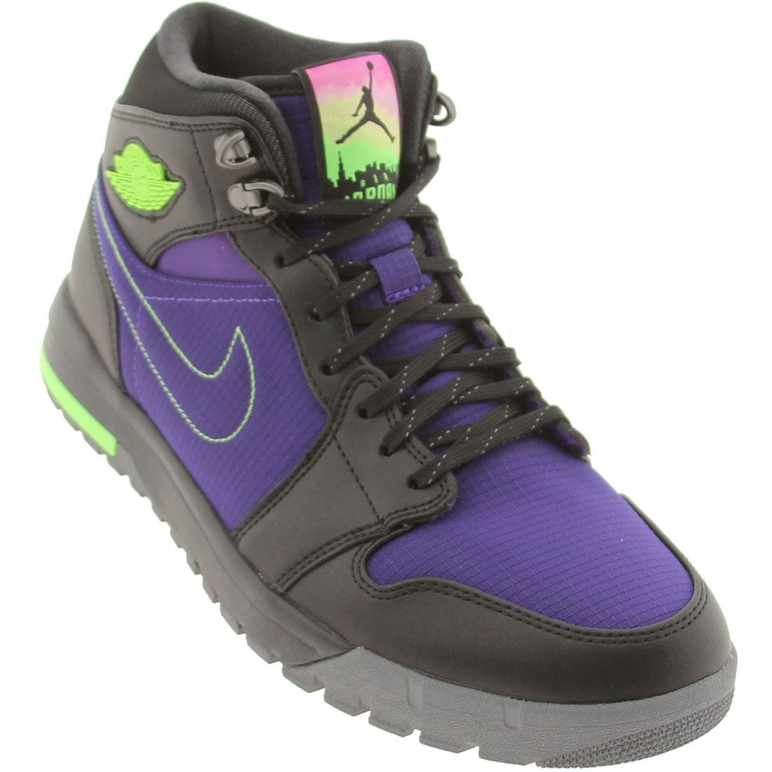Air Jordan 1 Trek Men (crt purple / cls pink / black / flash lime)