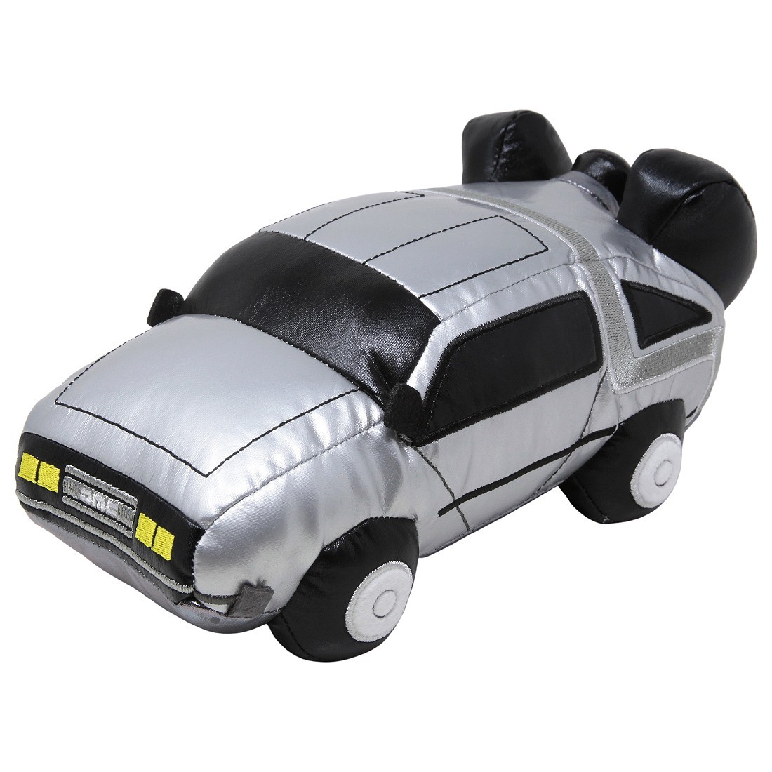 Kidrobot Back To The Future DeLorean Time Machine 11 Inch Plush (silver)