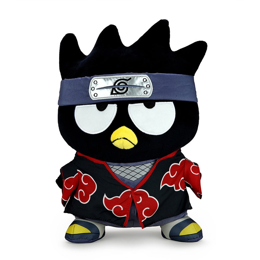 Kidrobot Naruto Shippuden x Sanrio Hello Kitty Badtz-Maru Itachi 13 Inch Plush (black)