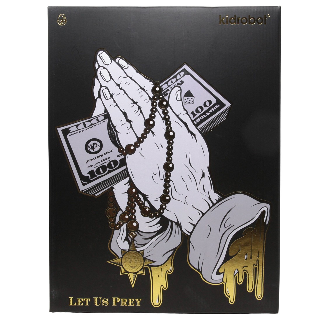 Kidrobot Frank Kozik Let Us Prey Black Matte 10 Inch Vinyl Art Figure (black)