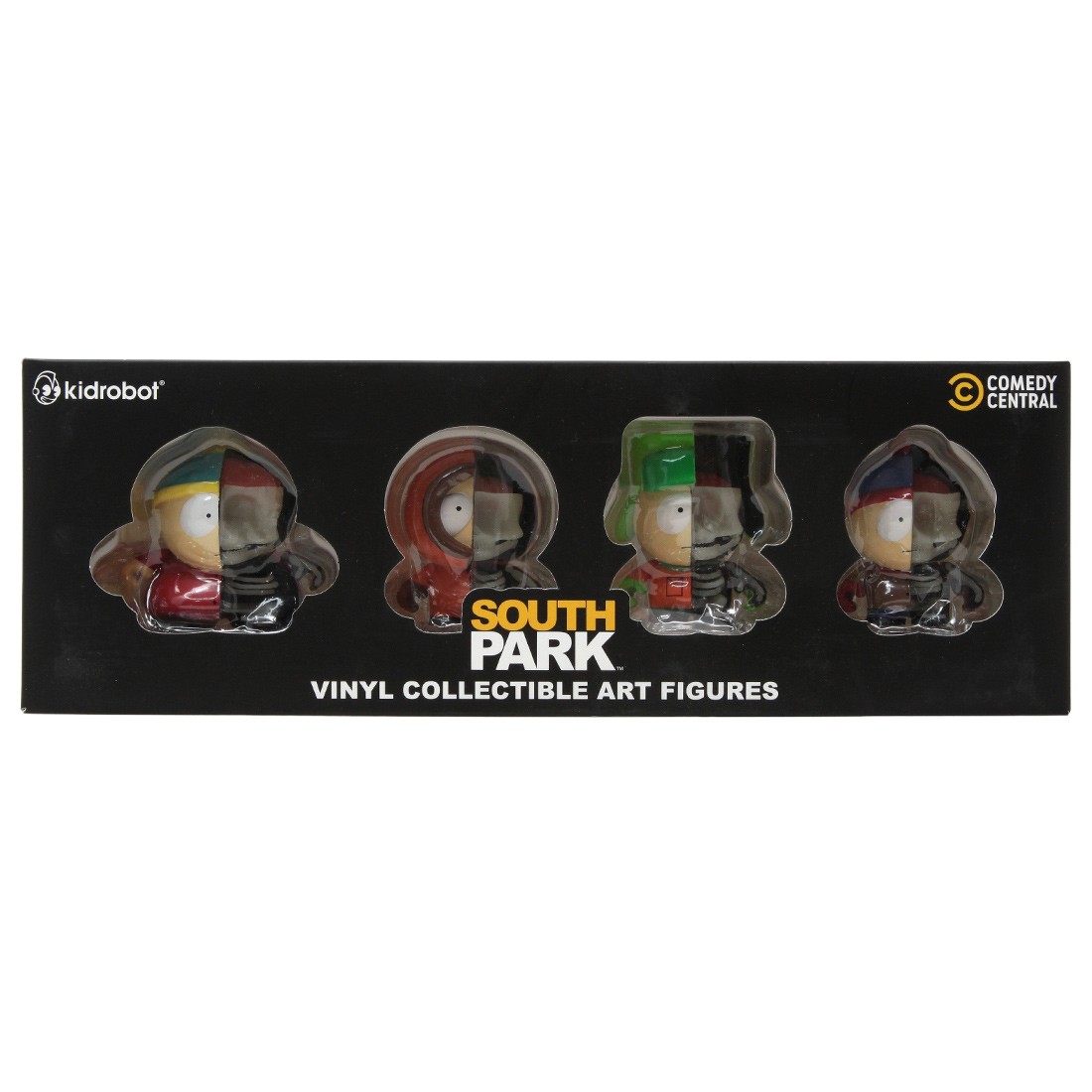 Kidrobot South Park Anatomy Boys 2 Inch Vinyl 4 Pack Figures - Glow In The Dark Edition (multi)