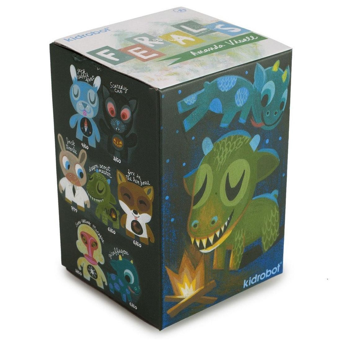 Kidrobot Amanda Visell Ferals Mini Series 3in Figure - 1 Blind Box