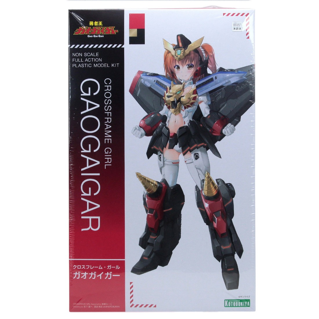Kotobukiya The King Of Braves GaoGaiGar Cross Frame Girl Gaogaigar Plastic Model Kit (black)