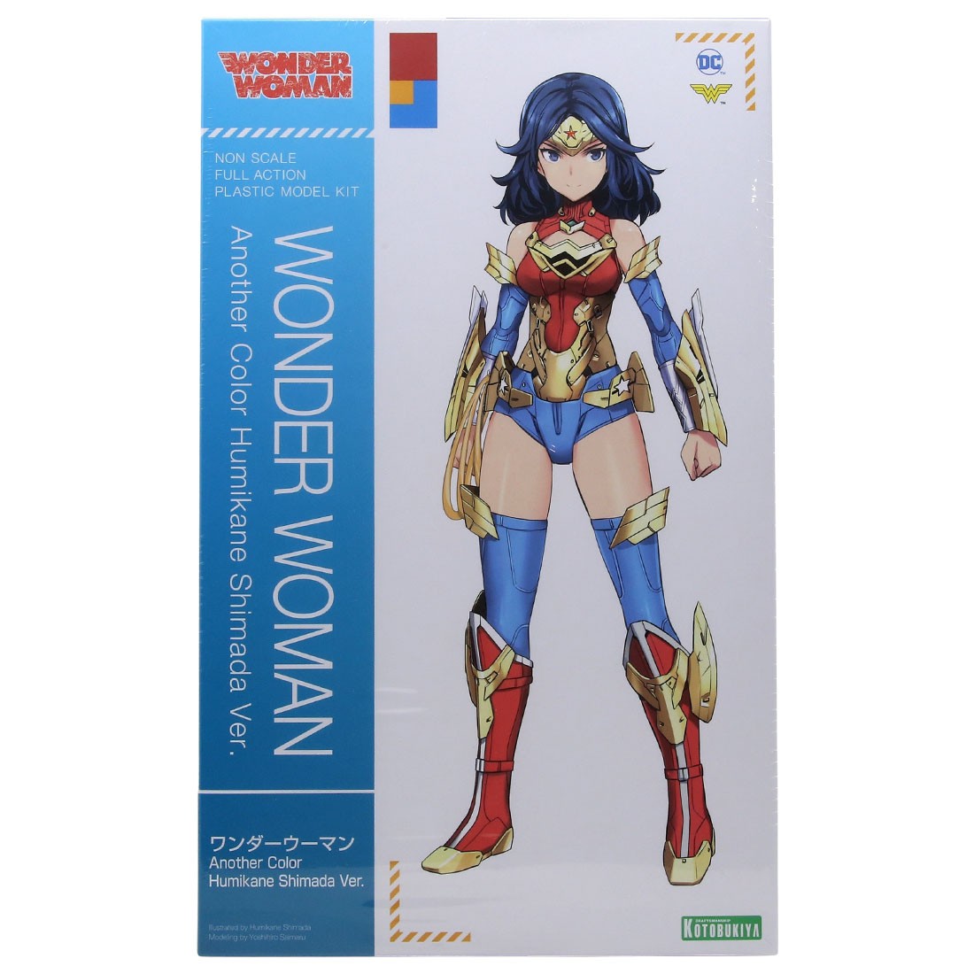 Kotobukiya DC Comics Wonder Woman Humikane Shimada Another Color Ver. Plastic Model Kit (blue)