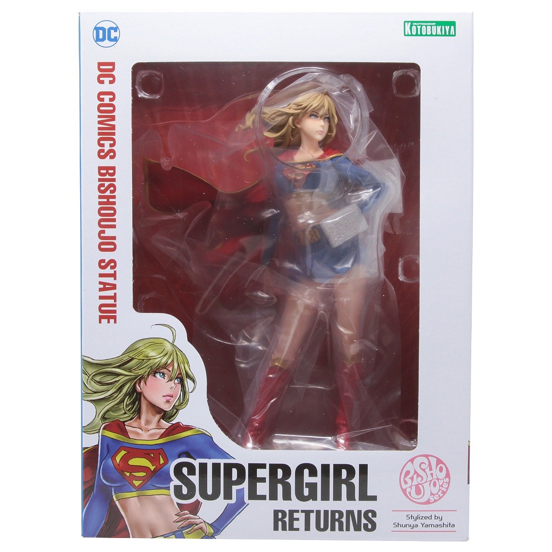 Kotobukiya DC Comics Supergirl Returns Bishoujo Statue Re-run (red)