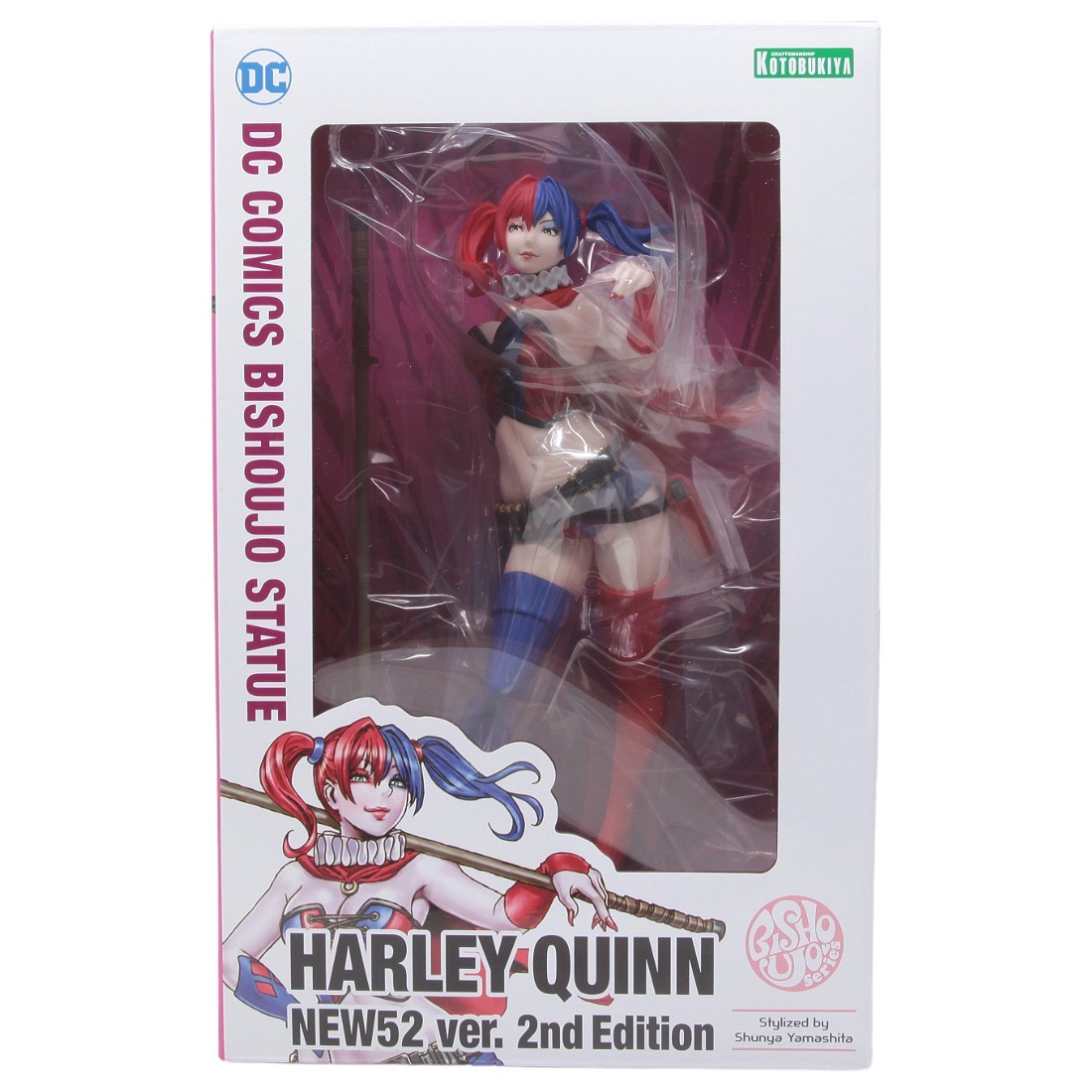 Kotobukiya DC Comics Harley Quinn New52 Ver. 2nd Edition Bishoujo Statue (red)