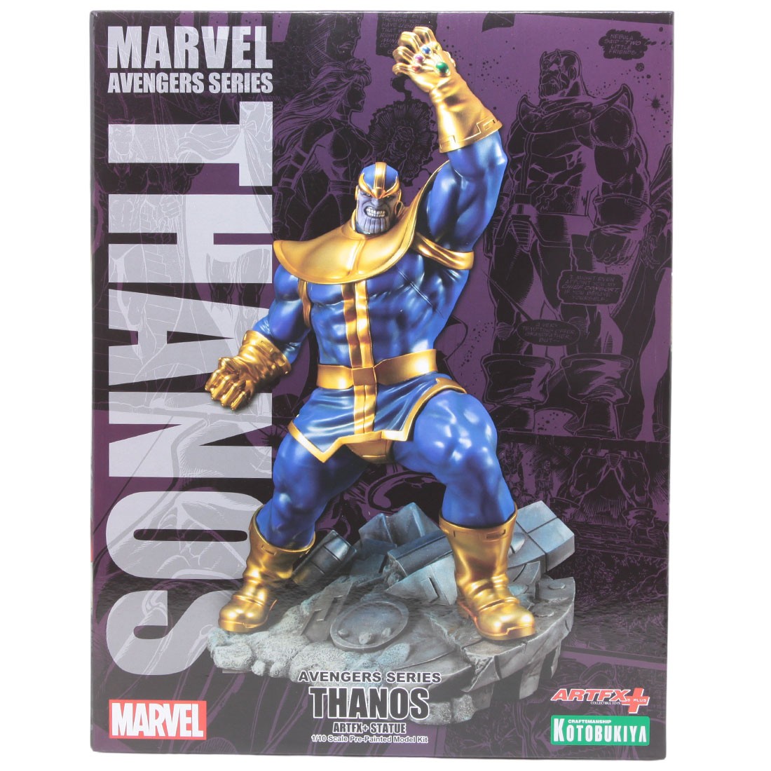 Kotobukiya ARTFX+ Marvel Comics Avengers Series Thanos Statue (blue)