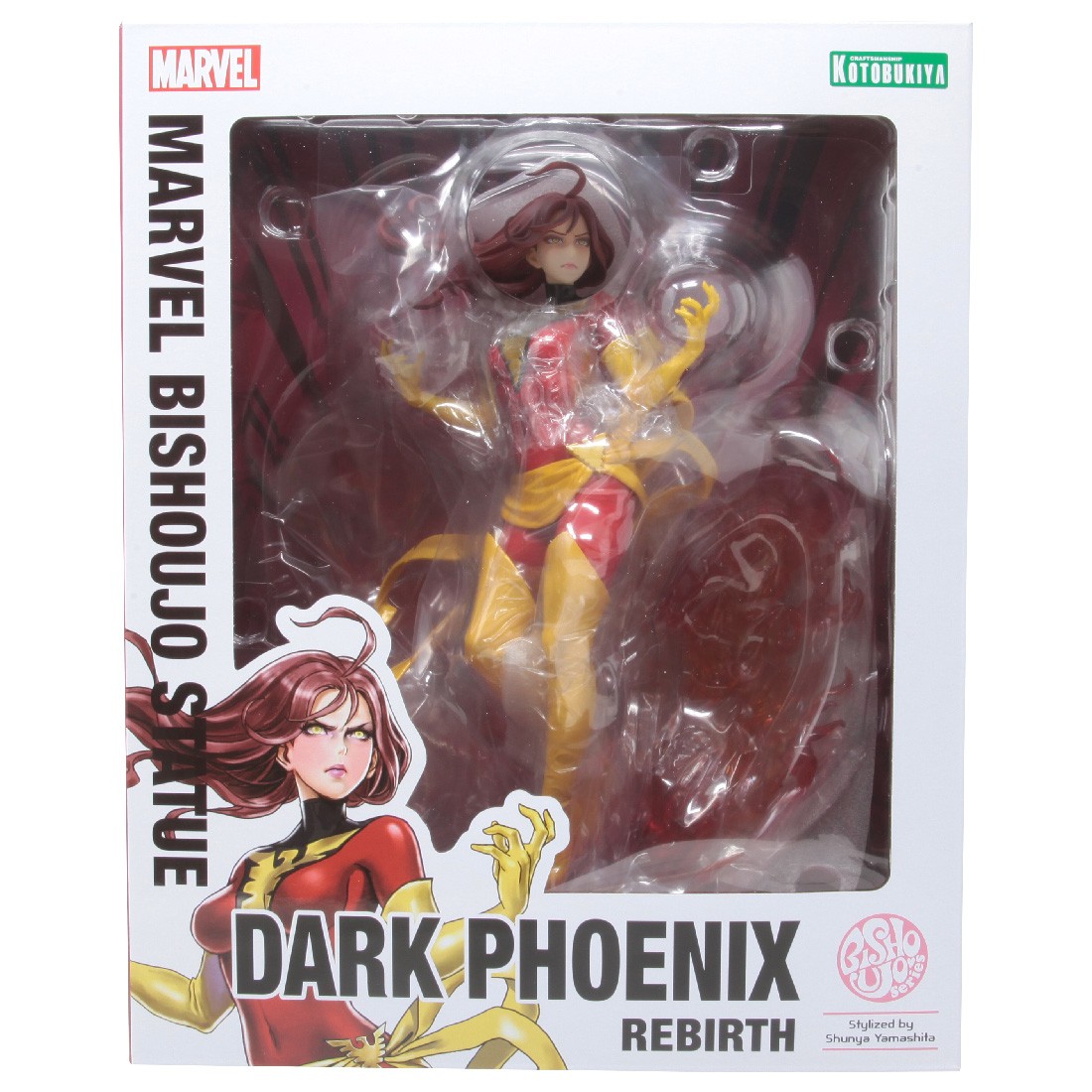 Kotobukiya Marvel Dark Phoenix Rebirth Bishoujo Statue (red)
