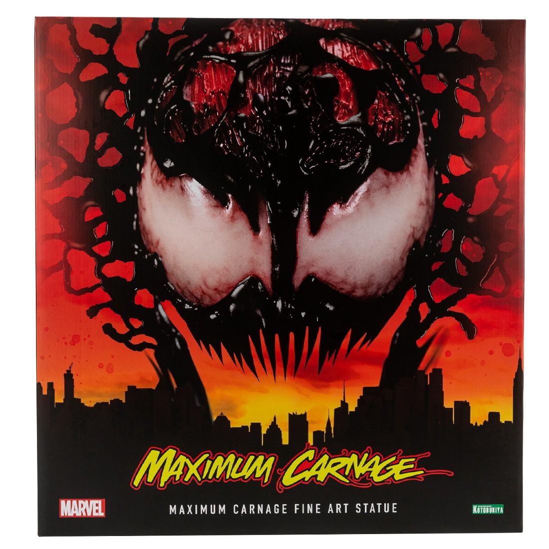 Kotobukiya Marvel Universe Maximum Carnage Fine Art Statue (red)