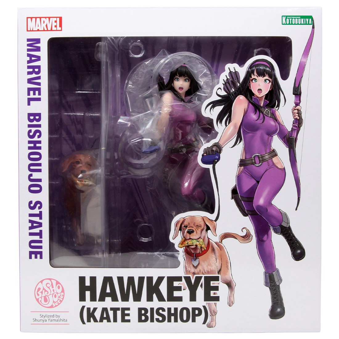 Kotobukiya Marvel Universe Marvel Hawkeye Kate Bishop Bishoujo Statue (pink)