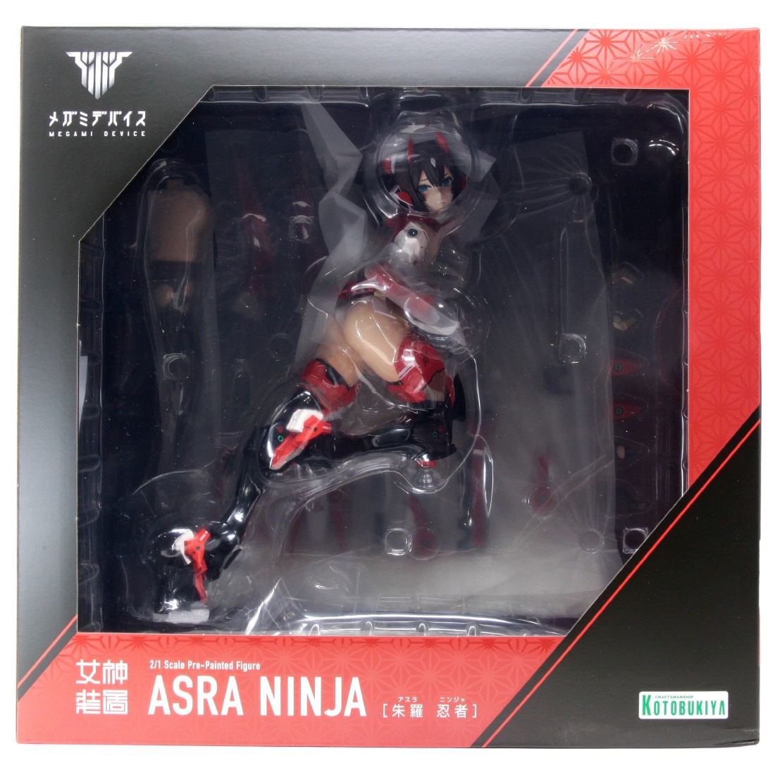 Kotobukiya Megami Device Asra Ninja Ani Statue With Bonus Face Part (red)
