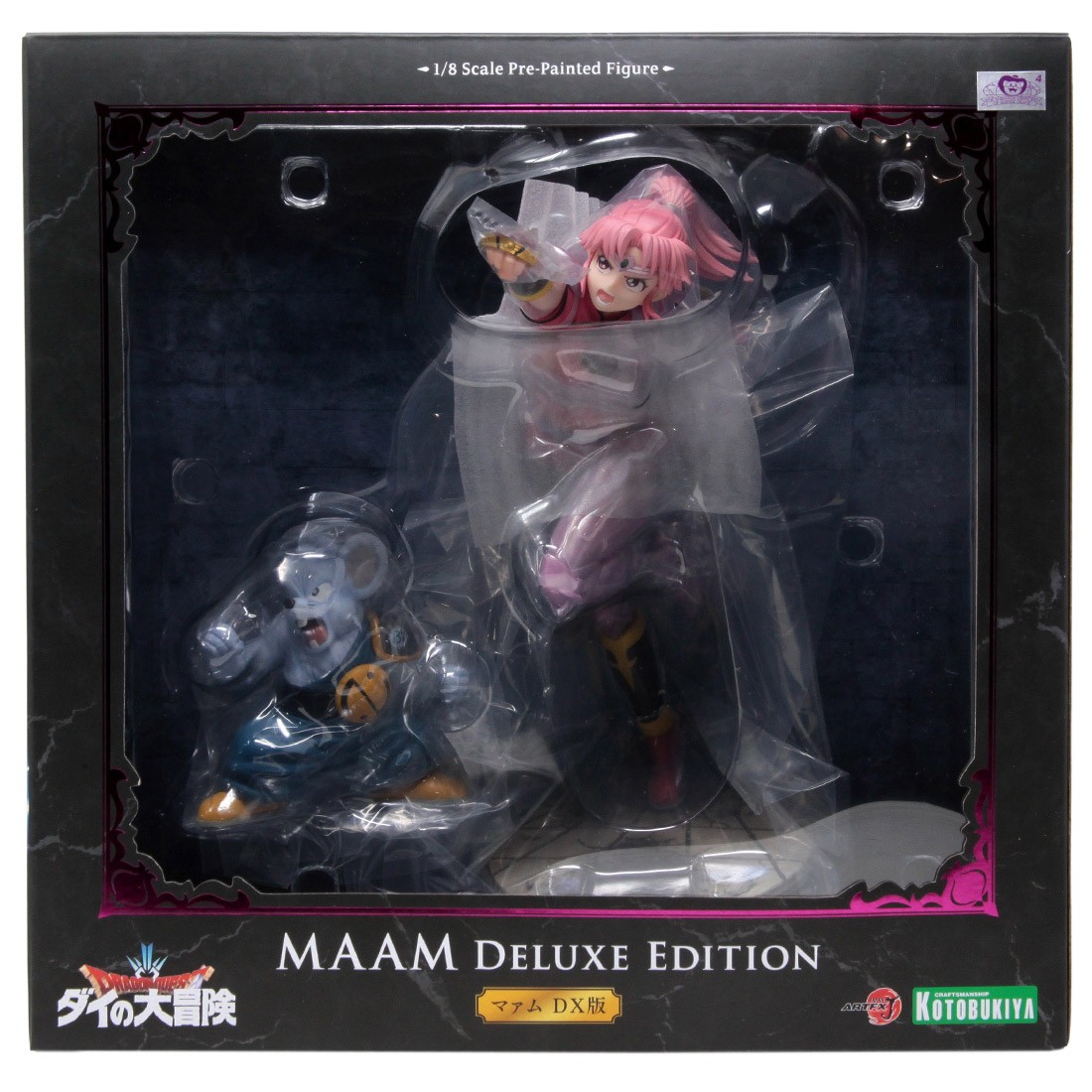 Kotobukiya ARTFX J Dragon Quest The Adventure Of Dai Maam Deluxe Edition Statue (pink)