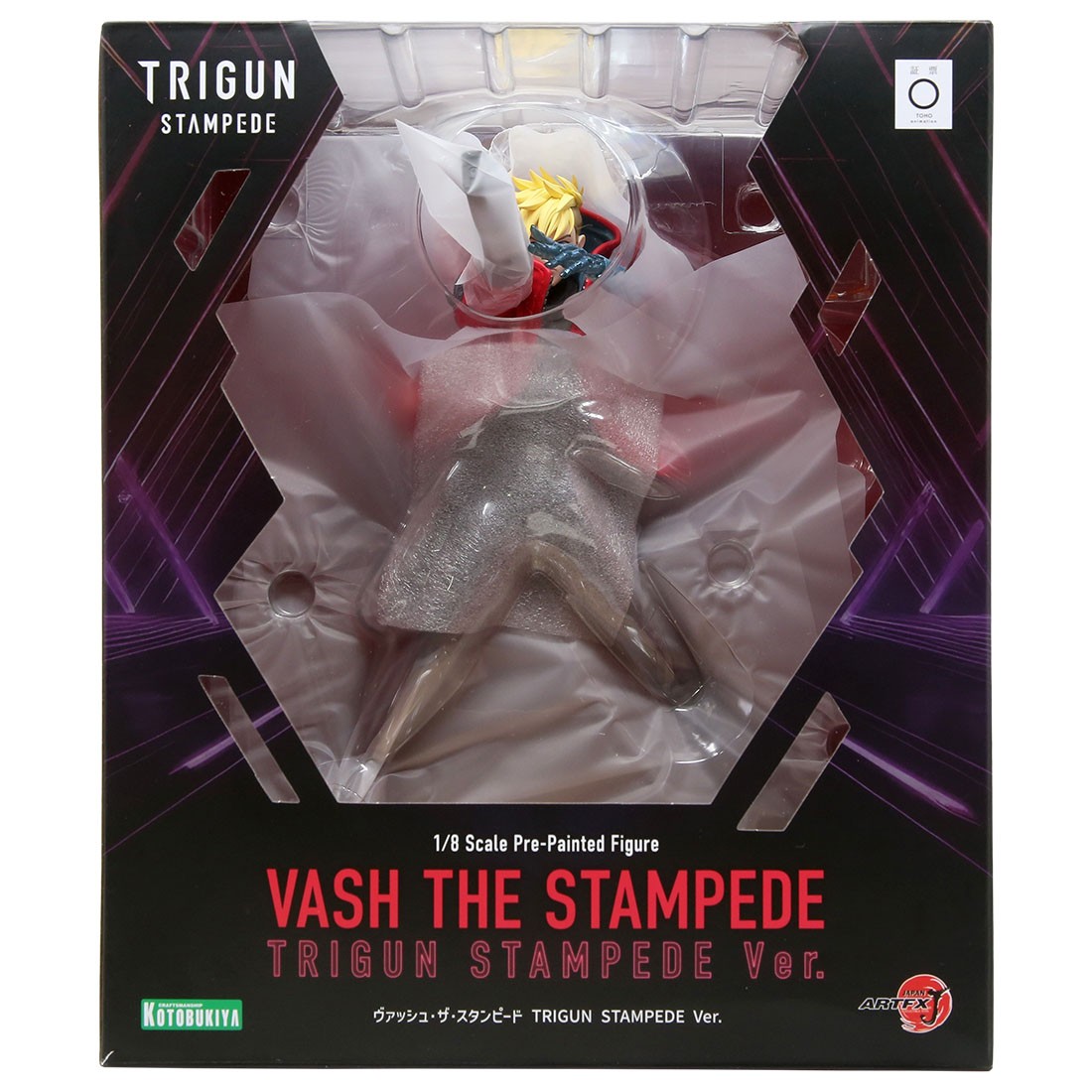 Kotobukiya ARTFX J Trigun Stampede J Vash The Stampede Ver. Figure (red)