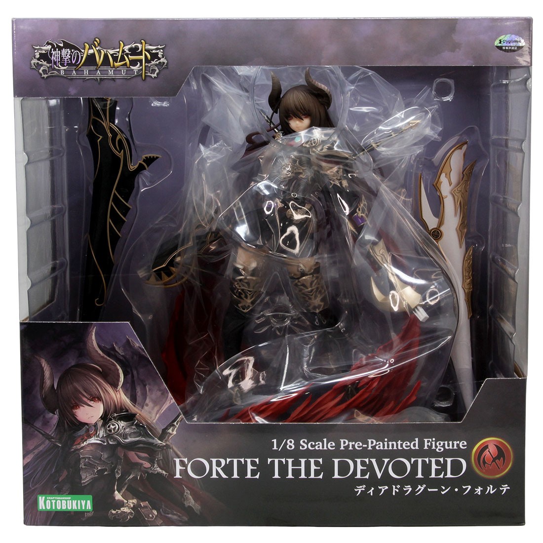 Kotobukiya Rage of Bahamut Forte The Devoted Figure (black)