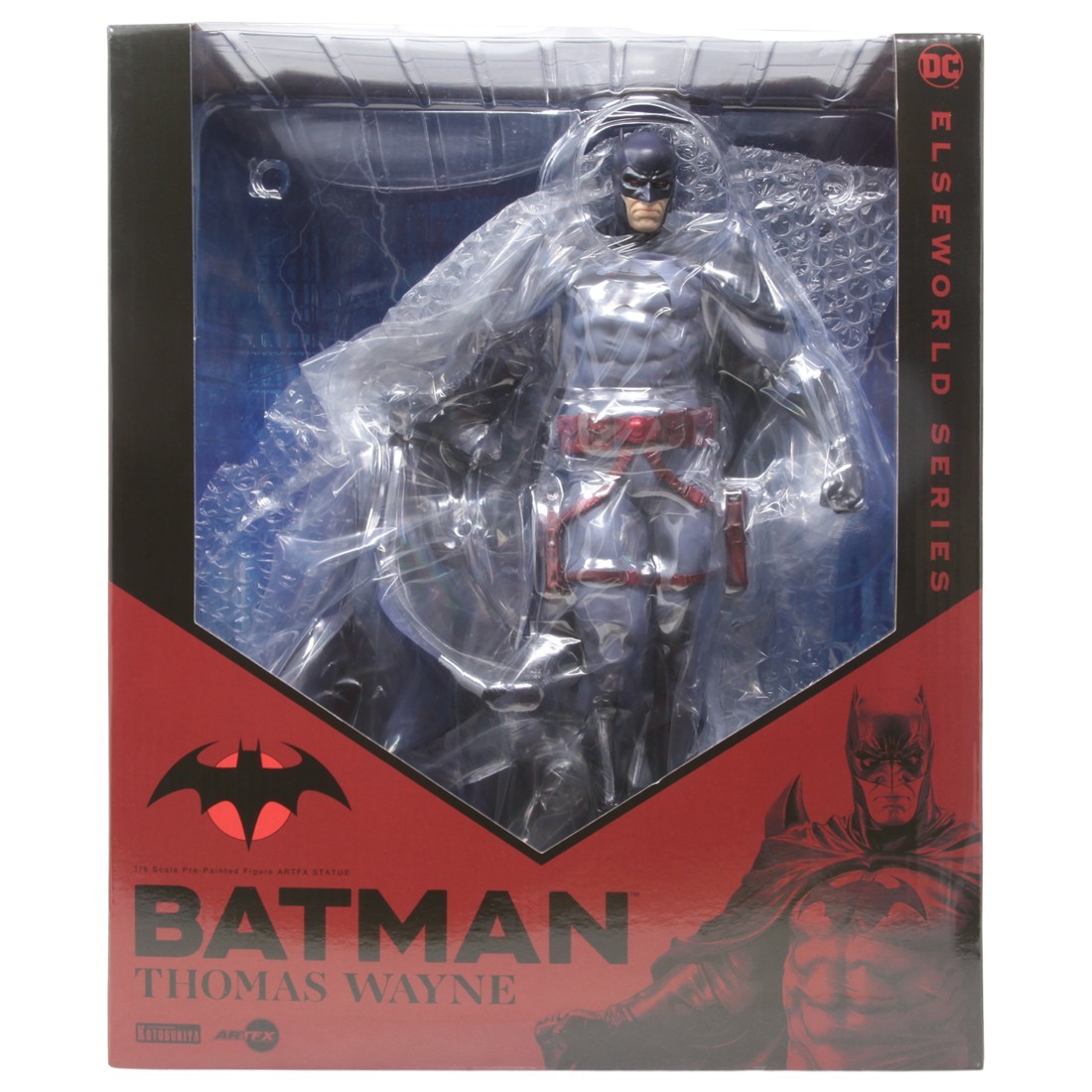 Kotobukiya ARTFX DC Comics Elseworld Series Batman Thomas Wayne Statue (gray)