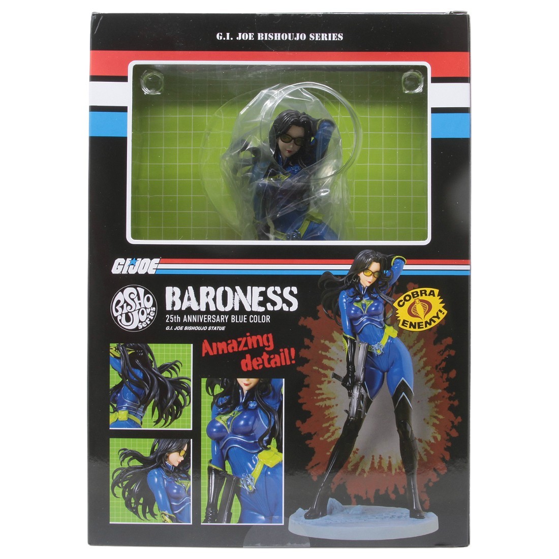 Kotobukiya G.I. Joe Baroness 25th Anniversary Blue Color Bishoujo Statue (blue)
