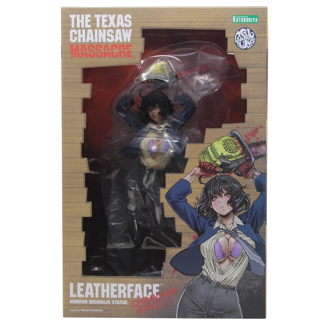 Kotobukiya The Texas Chainsaw Massacre Leatherface Chainsaw Dance Bishoujo Staute (navy)