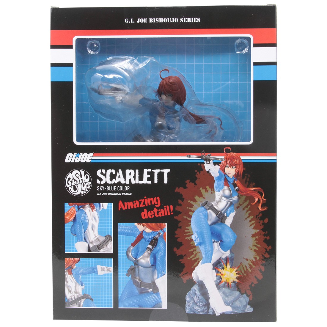 Kotobukiya G.I. Joe Scarlett Sky Blue Color Bishoujo Statue (blue)