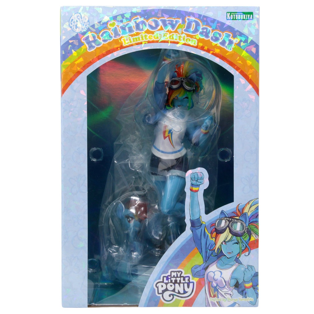 Kotobukiya My Little Pony Rainbow Dash Limited Edition Bishoujo Statue (blue)