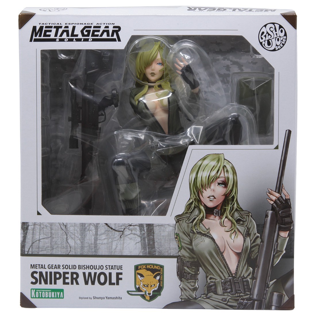 Kotobukiya Metal Gear Solid Sniper Wolf Bishoujo Statue (olive)