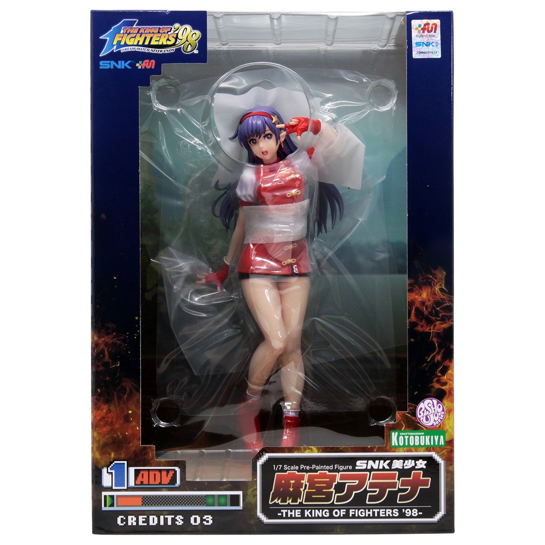 Kotobukiya SNK The King of Fighters 98 Athena Asamiya Bishoujo Statue (purple)