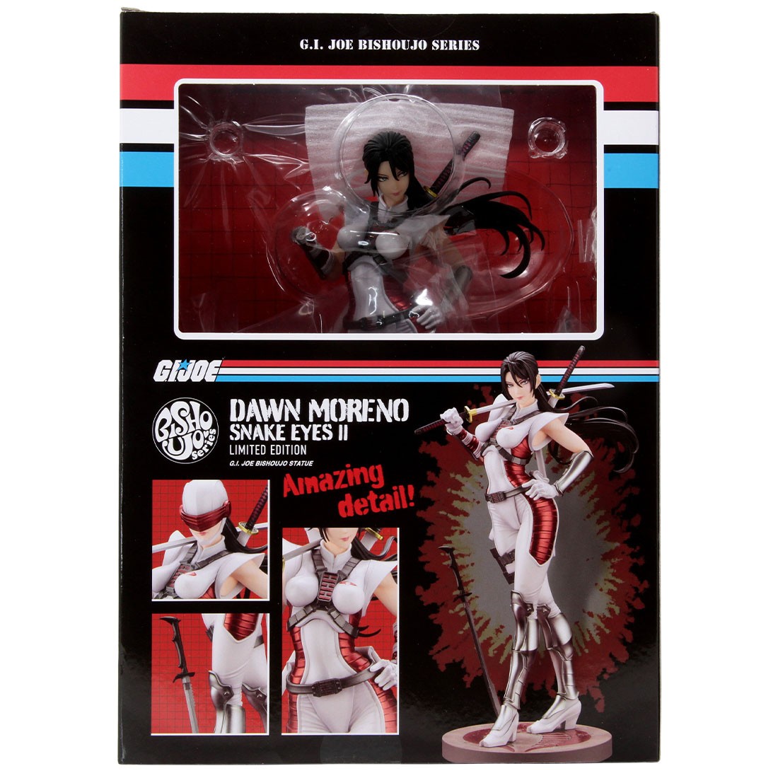 Kotobukiya G.I. Joe A Real American Hero Dawn Moreno Snake Eyes II Limited Edition White Outfit Bishoujo Statue - PX Previews Exclusive (white)