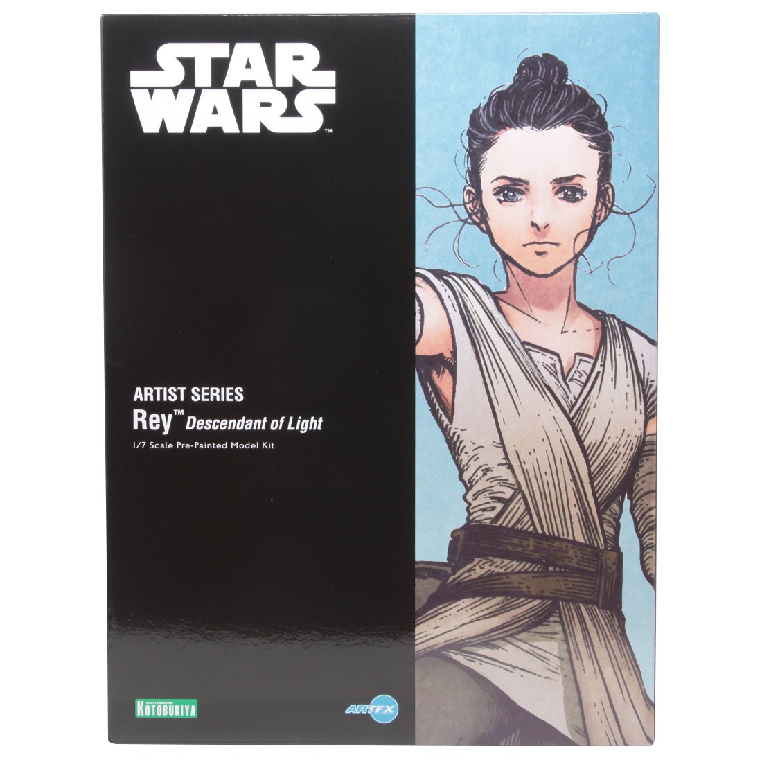 Kotobukiya ARTFX Artist Series Star Wars Rey Descendant Of Light Statue (tan)