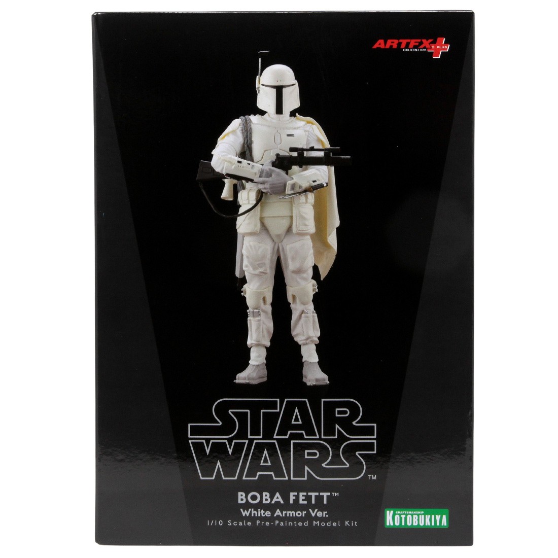 Kotobukiya ARTFX+ Star Wars The Empire Strikes Back Boba Fett White Armor Ver. Statue Convention Exclusive (white)