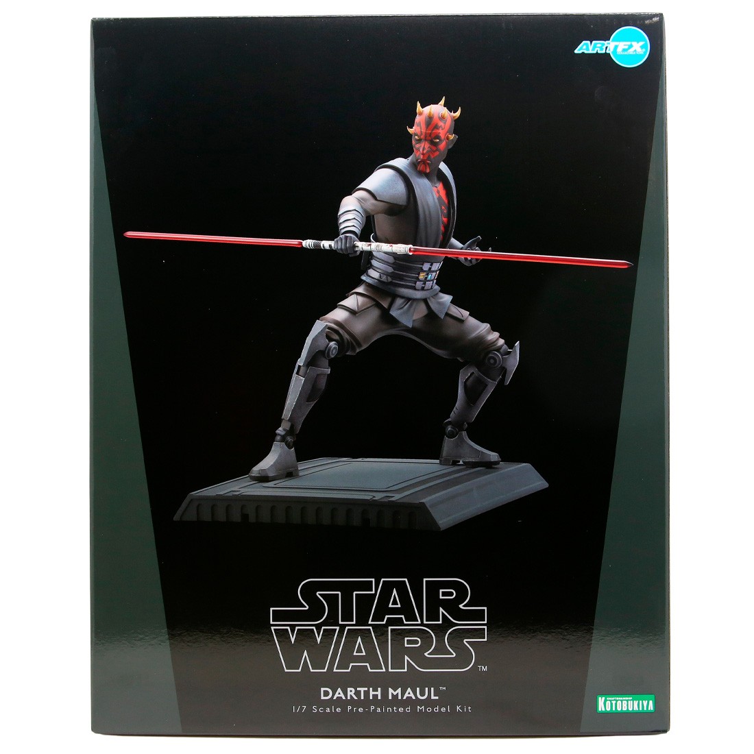 Kotobukiya ARTFX Star Wars The Clone Wars Darth Maul Figure (black)