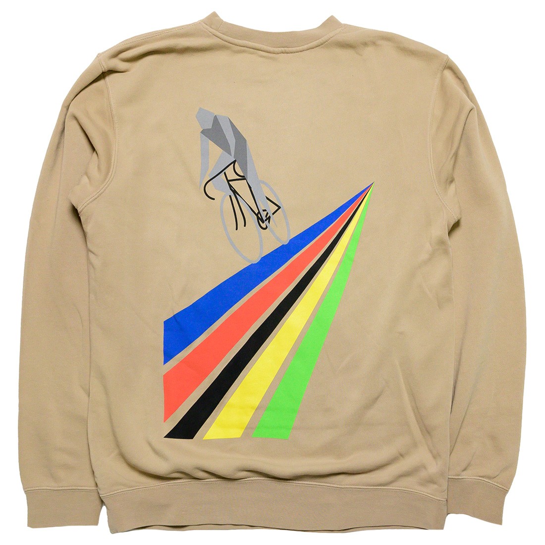 La Carrera Cycling Club Men All Rounder 64 Pigment Dyed Crewneck Sweater (brown / sand)
