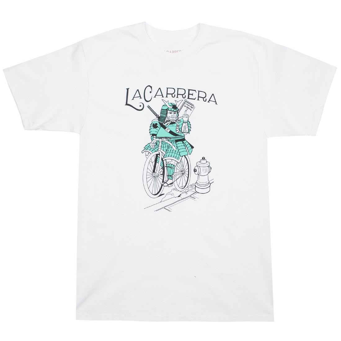 La Carrera Men Samurai King LMNB Tee (white / tiffany)