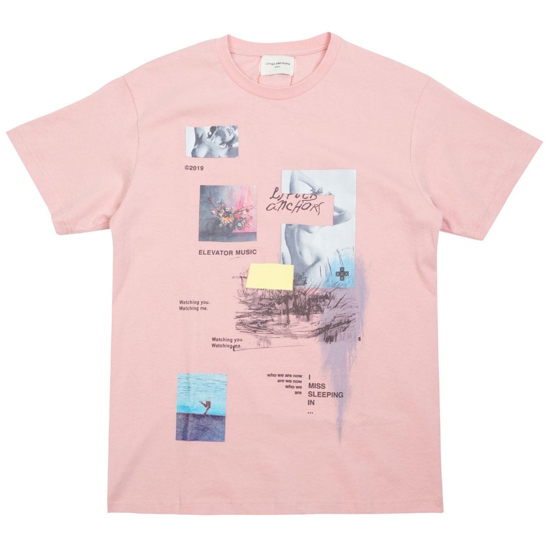 Lifted Anchors Men Gallery Tee (pink / salmon)