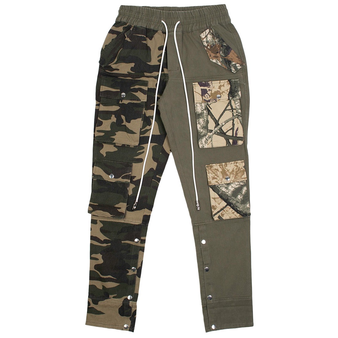 Lifted Anchors Men Harington Split Camo Pants (green / olive)