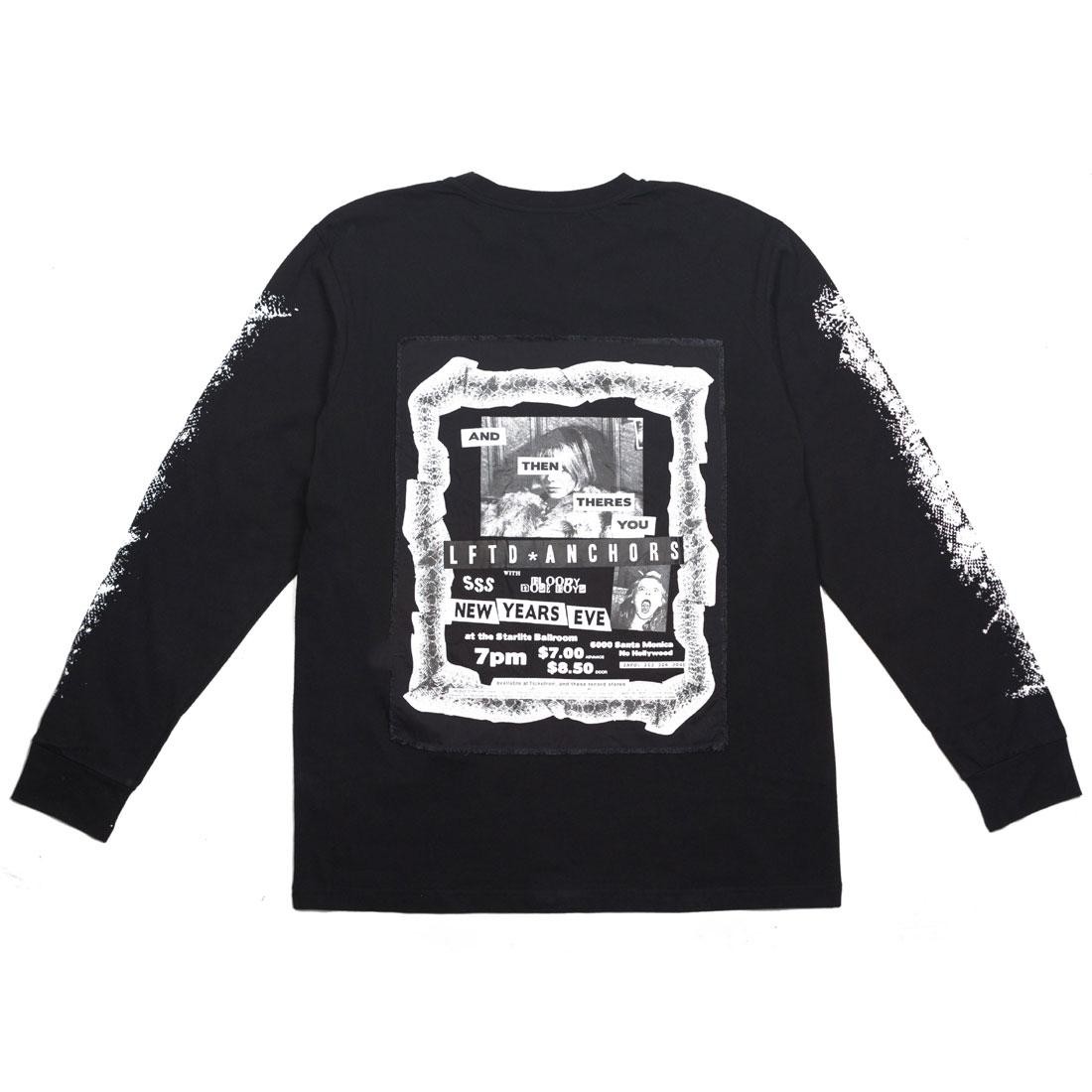Lifted Anchors Men Flyer Long Sleeve Tee (black)