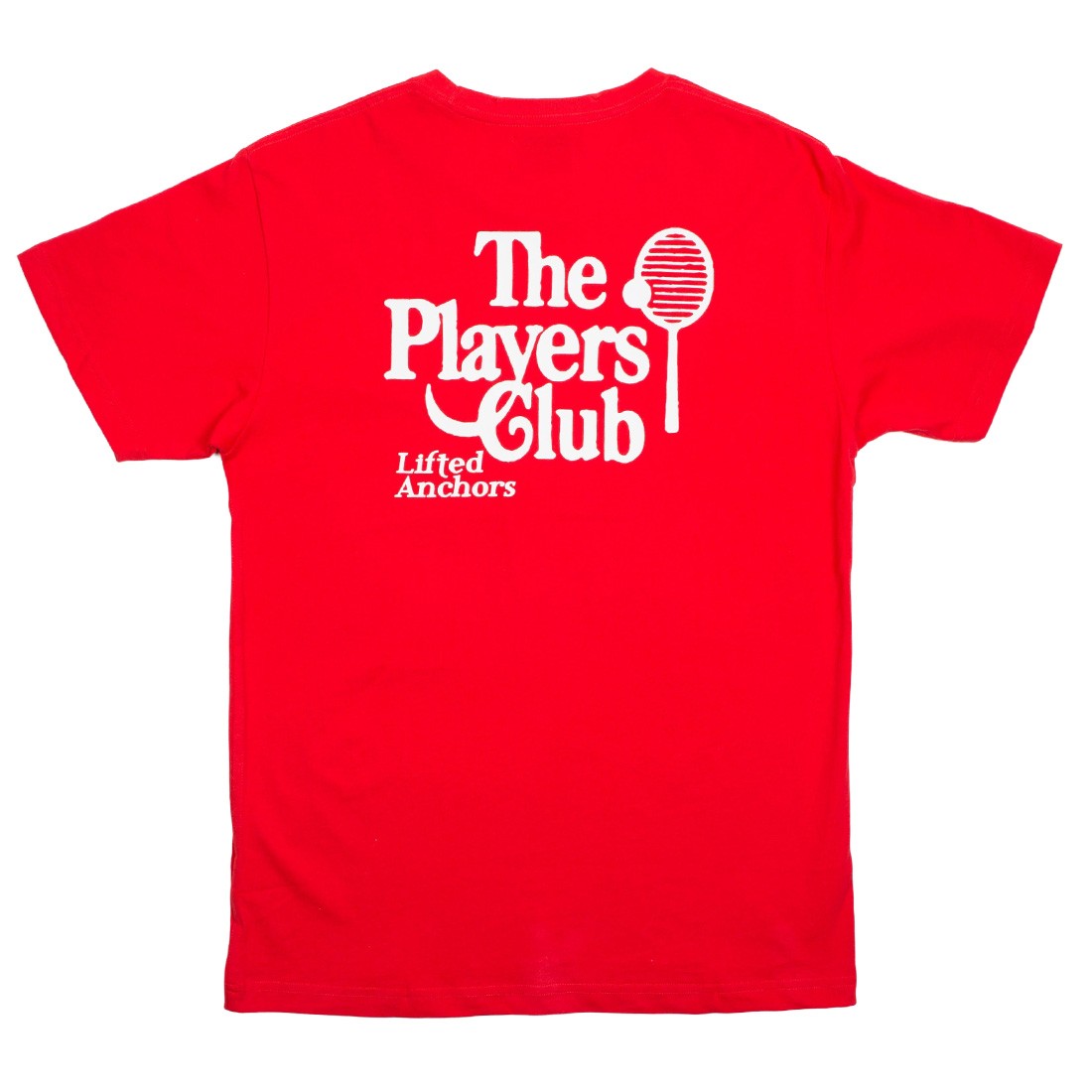 Lifted Anchors Men Membership Graphic Tee (red)